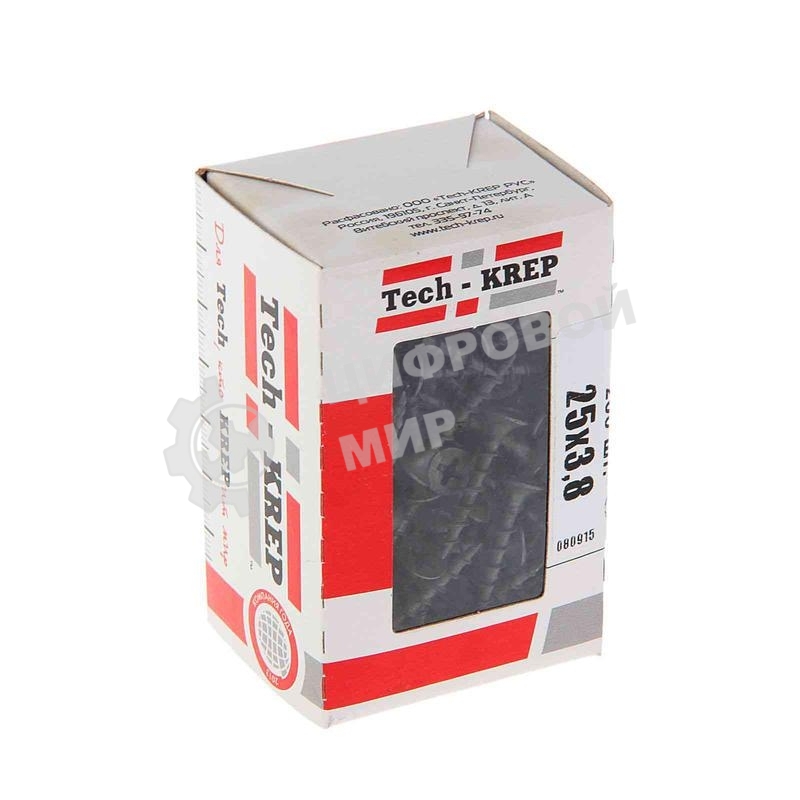 Саморез 3.8х25 гипсокартон-дерево (уп. 200 шт) коробка Tech-Krep 102120