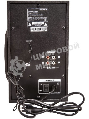 Акустическая система SUPRA SMB-290 (Bluetooth. Максимальная мощность: 550 Вт. Суммарная мощность (RMS) 60 Вт. FM тюнер. USB порт. SD порт. AUX вход. Пульт ДУ.)