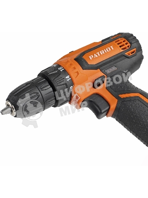 Дрель-шуруповерт Patriot BR 119Li, 12 В, 2 Ач, 30 Нм, щеточный