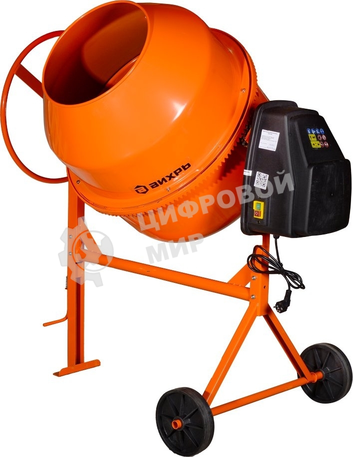 Бетономешалка Вихрь БМ-230 (74/1/8) 1000 Вт, 230 л, чугунный венец, 32 об/мин
