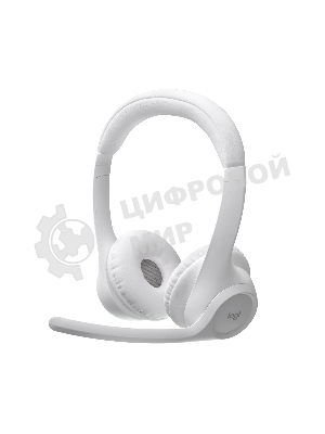 Гарнитура Logitech Zone 300 белый, беспроводная, Bluetooth, до 16 ч