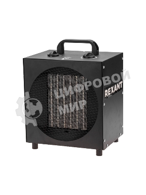 Пушка тепловая (тепловентилятор) Rexant электрическая, квадратная, PTC, 5кВт
