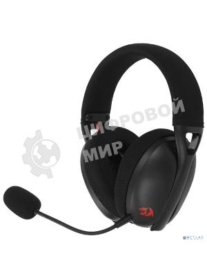 Гарнитура Redragon Ire Pro чёрный, беспроводная + проводная, Bluetooth / USB, до 25 ч
