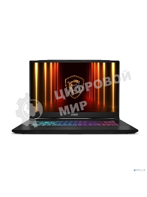 Ноутбук MSI Katana 17 B2RVEK-1617XRU/17.3/IPS/Intel Core 7 240H/16Gb/1Tb SSD/nVidia GeForce RTX 4050 6Gb/NoOS/черный/2.6kg