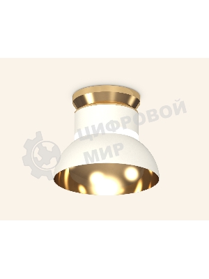 Светильник Ambrella Light XS8101061 SWH/PYG/CL белый песок/золото желоте полированное/прозрачный GX53 (N8909, C8101, N8144)