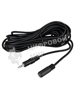 Шнур Rexant Стерео 3,5 мм гнездо - Стерео 3,5 мм штекер 7 м