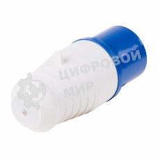 Вилка Rexant 013 переносная 2Р+РЕ 16А 220В IP44