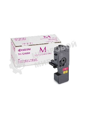 Картридж лазерный Kyocera TK-5240M (1T02R7BNL0) пурпурный для P5026cdn/cdw, M5526cdn/cdw 3000 стр.