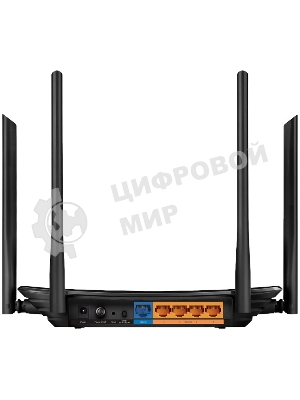 Роутер беспроводной TP-Link Archer A6 AC1350 10/100/1000BASE-TX черный