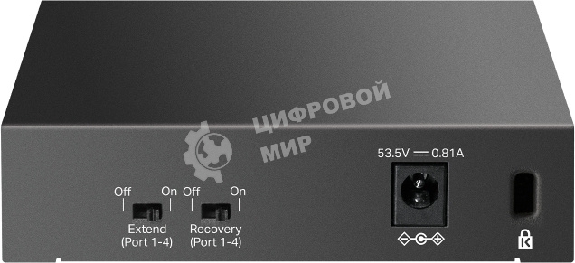 Коммутатор настольный TP-Link LS105LP с 5 портами 10/100 Мбит/с (4 порта PoE)