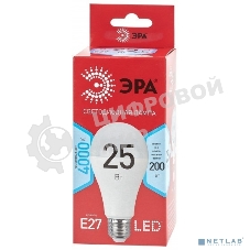 Лампа светодиодная ECO LED A65-25W-840-E27 R (диод груша 25Вт нейтр. E27) (10/100/1200) Эра Б0048010