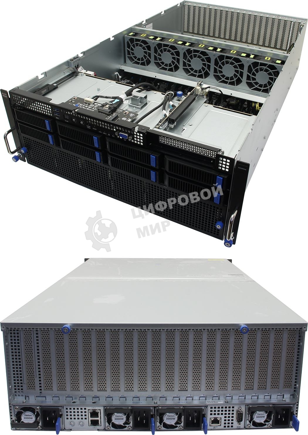 Серверная платформа ASUS ESC8000A-E12/WOCPU/WOM/WOGPU/Z /30R4/WOS/WOA/WON/WOM/WONCRD/WORCRD/EU