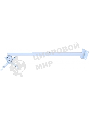 Кронштейн для проектора Buro PR04-140W белый макс.20кг потолочный поворот и наклон