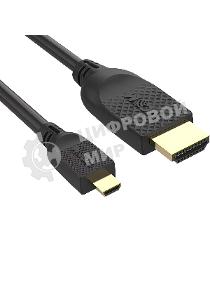 Кабель HDMI-19M --MicroHDMI-19M ver 2.0 1,5 м VCOM CG587-1.8M