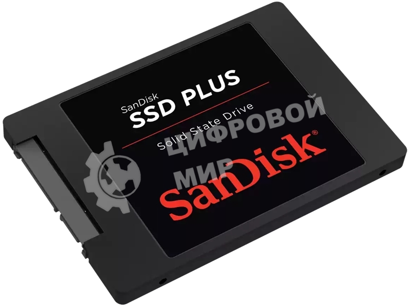 Твердотельный накопитель SanDisk SSD PLUS 2,5” SATA 1Tb, SDSSDA-1T00-G28, 1 year