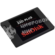 Твердотельный накопитель SanDisk SSD PLUS 2,5” SATA 1Tb, SDSSDA-1T00-G28, 1 year