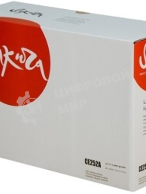 Картридж лазерный Sakura CE252A для HPColor LaserJet CM3530MFP/CM3530fsMFP/CP3525/CP3525n/CP3525dn/CP3525x, желтый, 7000 к.