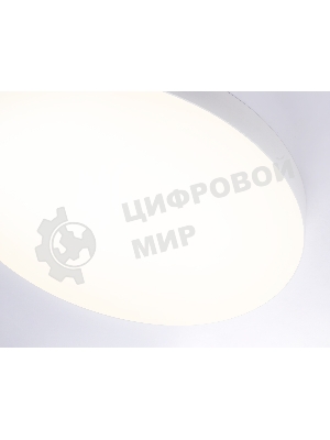 Потолочный светодиодный светильник Ambrella light FV5535 WH белый LED 90W 3000K D600*58 (Без ПДУ)
