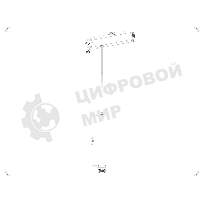 Управляемый светодиодный светильник для шинопровода Magnetic Ambrella light GL1431 WH белый IP20 10W 3000K-6400K 220V 24° D35*240 H1500 (Без ПДУ)