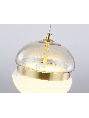 Подвесной светодиодный светильник Ambrella light LH11001 GD/FR золото/белый матовый 20W 3000K D180*200