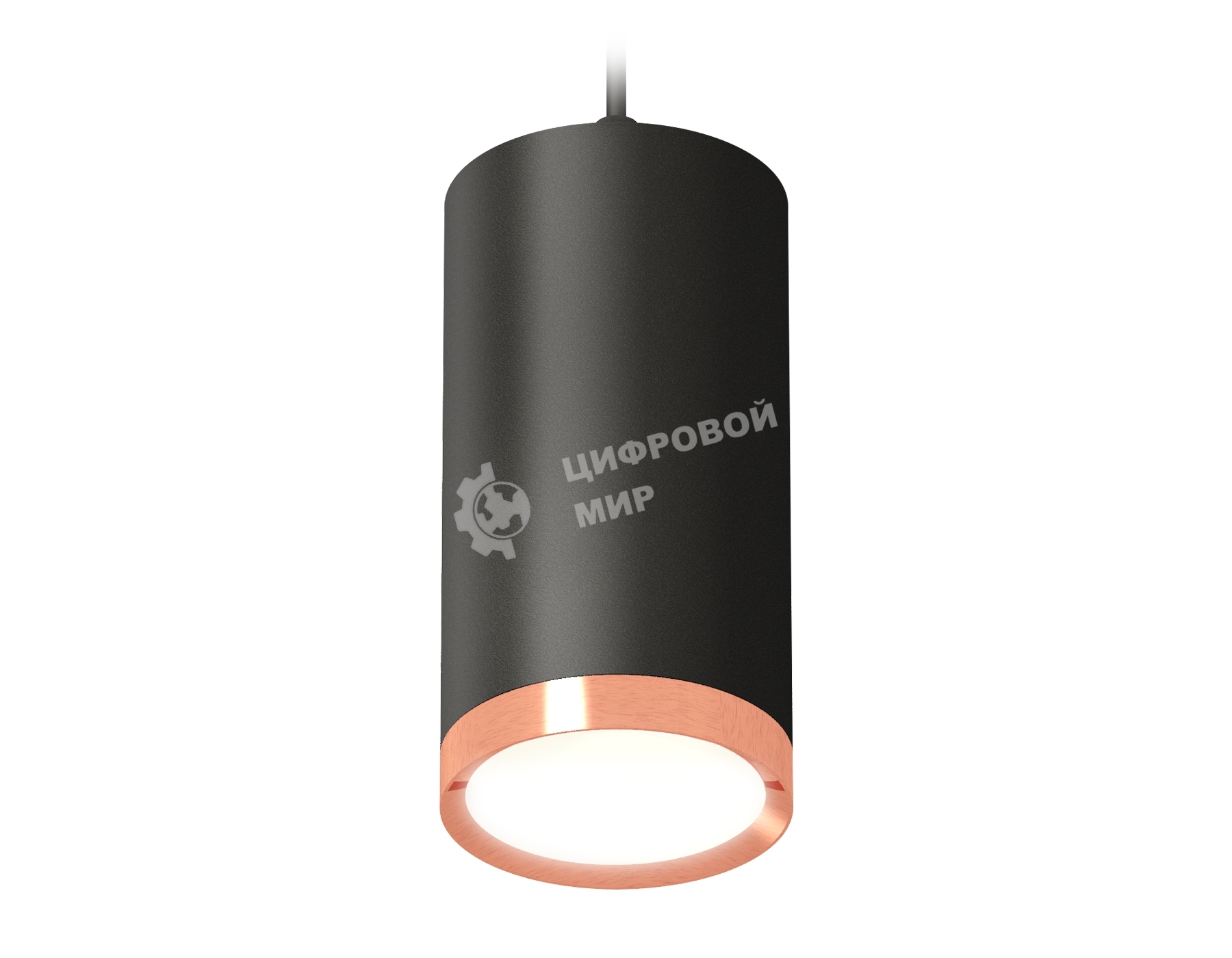 Светильник Ambrella Light XP8162014 SBK/PPG черный песок/золото розовое полированное GX53 (A2333, C8162, N8126)