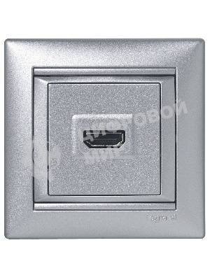 Рамка 1-м Valena алюм. Leg 770151