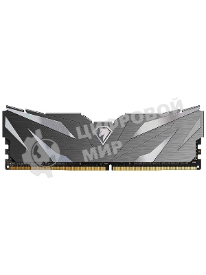Оперативная память NETAC, DDR4, 16GB (2x8GB), 3200MHz, CL16, DIMM, с радиаторами, черный