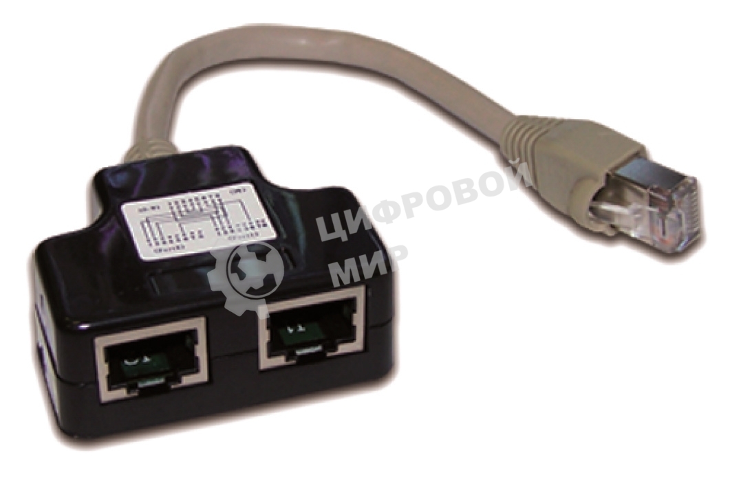 Y-адаптер, 2 параллельных порта, экранированный