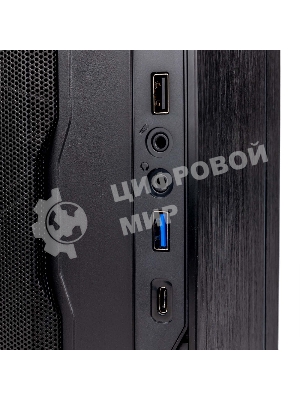 Корпус Hiper Vi7B черный 180W miniITX 1x92mm 2xUSB2.0 1xUSB3.0 audio bott PSU
