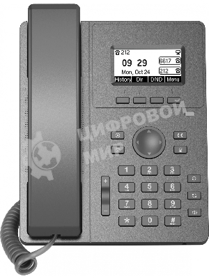 Телефон IP Flyingvoice P10W серый (упак.:1шт)