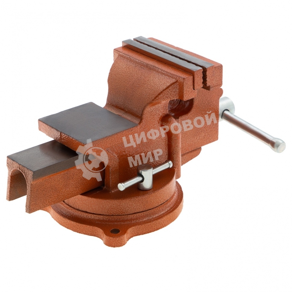 Тиски слесарные Sparta 100мм поворотные с наковальней