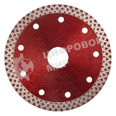 Диск алмазный отрезной Matrix сплошной, 115 х 22,2 мм, сухое/мокрое резание