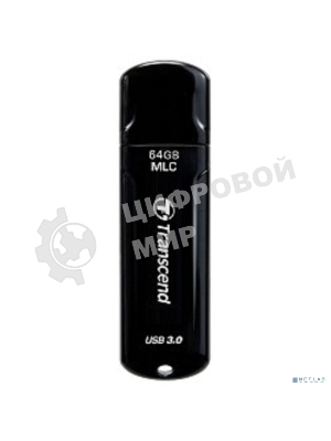 Флешка USB Transcend JetFlash 750 (TS64GJF750K), 64Gb, USB 3.0, R/W 130/40, черный