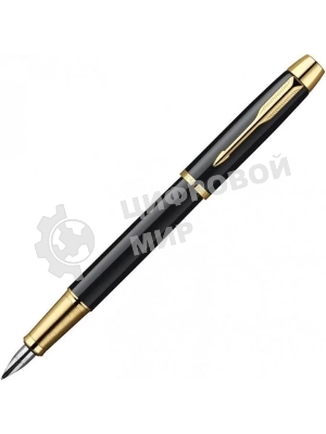 Набор ручек Parker IM Core FK221 CW2093216, Black GT, M, сталь нержавеющая, коробка подарочная, перьевая, ручка шариковая