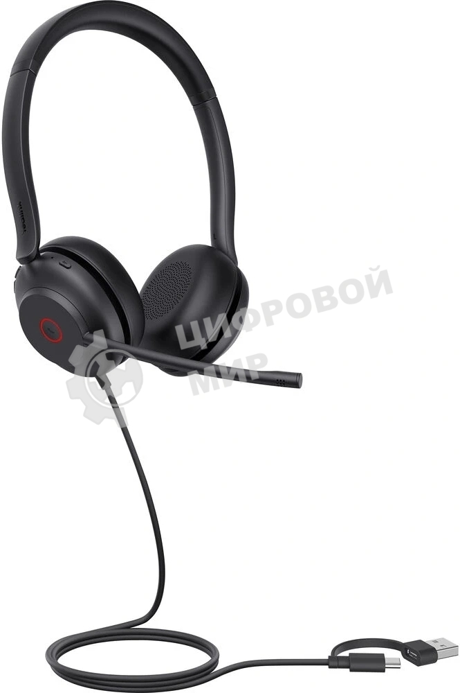Гарнитура проводная Yealink UH35 UH35 Dual UC USB-C/A 1308164