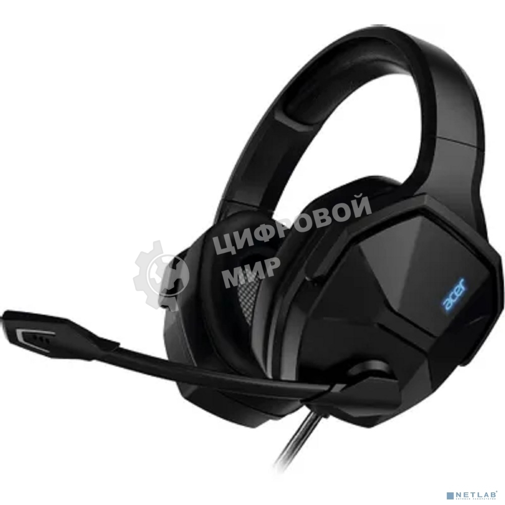 Гарнитура проводная с микрофоном Acer OHW312 черный 2м мониторные USB оголовье (ZL.HDSEE.007)