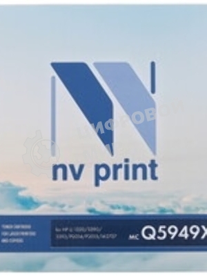 Картридж лазерный NVPrint совместимый HP Q5949X/Q7553X для LJ 1320/3390/3392/P2014/P2015/M2727 (7000k)