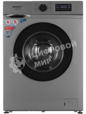 Стиральная машина KRAFT KF-MBDS6109G серый, загрузка фронтальная 6 кг, 1000 об/мин, класс: А+++