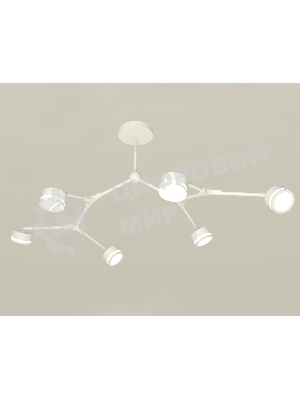 Светильник Ambrella light XB9055200/6 SWH/FR белый песок/белый матовый GX53 (C9055, N8412)