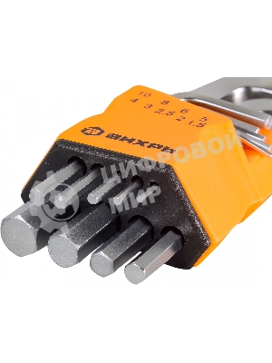 Набор ключей имбусовых HEX