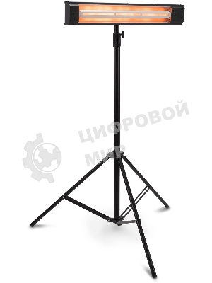 Обогреватель инфракрасный Starwind SHIRC-1010, черный, кварцевый, 1000 Вт, 18 м2