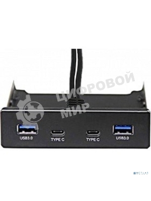 Планка USB на переднюю панель ExeGate U3H-619, 3,5