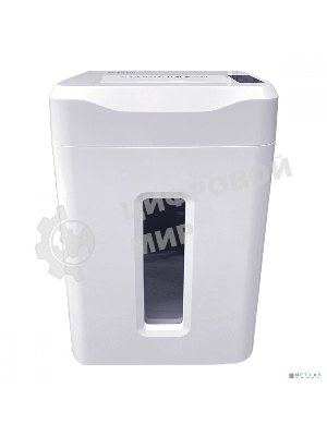 Шредер Office Kit S215N 3,9x38 белый (секр.P-4) фрагменты 22лист. 35лтр. скрепки скобы пл.карты CD
