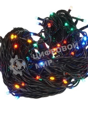 Гирлянда Neon-night Нить 10м, 100 LED, RGb. свечение с динамикой (при использовании контроллера), 230 В