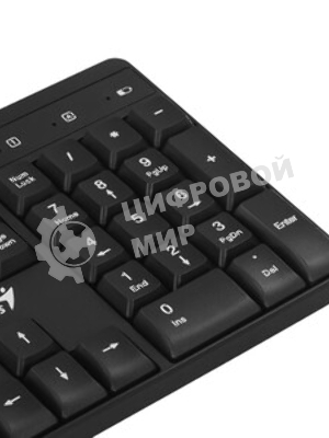 Клавиатура Genius KB-7123 беспроводная, радиоканал, чёрный