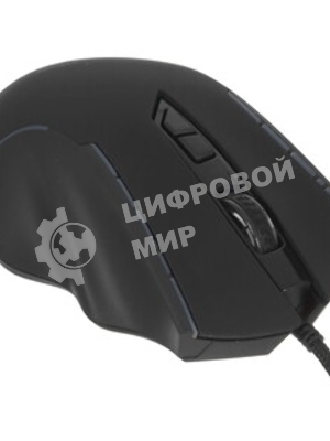 Мышь проводная Qumo Medusa M81 черный, 3200 dpi, USB, кнопки - 7
