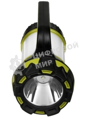 Фонарь акк. Camelion LED5124 черн/зел, USB2.0, Micro USB, Powerbank, 5Вт, 4,4 А-ч, пластик, кор.)