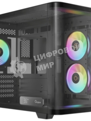 Компьютерный корпус Ocypus Iota C50 BK Curve ARGB Digital mATX без БП (Iota-C50-BKD300CD-GL)