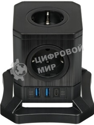 Сетевой фильтр Harper UCH-715 Black PD3.0