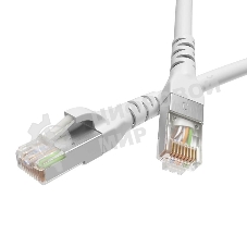 Патч-корд экранированный CAT6 F/UTP 4х2 LSZH белый 2м Патч-корд экранированный CAT6 F/UTP 4х2 LSZH белый 2м